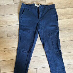 Men's Topman Stretch Skinny Navy Pants 30x30
